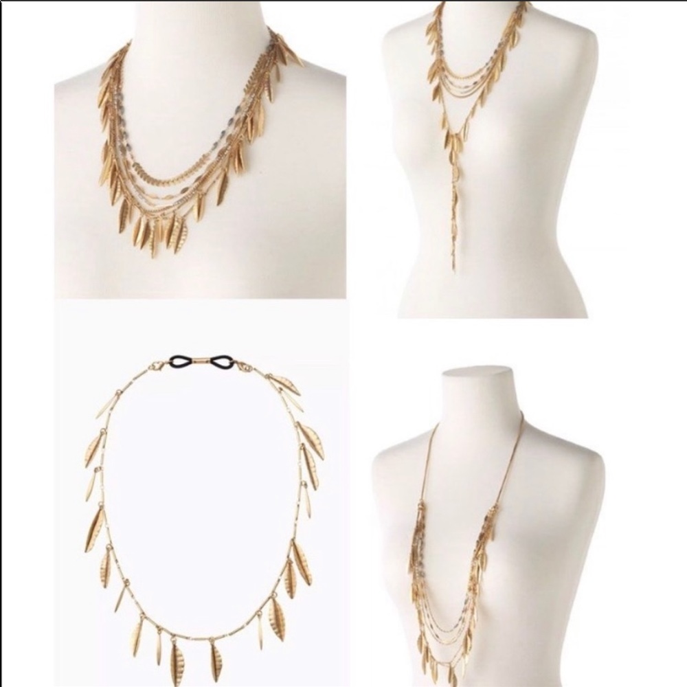 Stella & Dot Garland Fringe Necklace